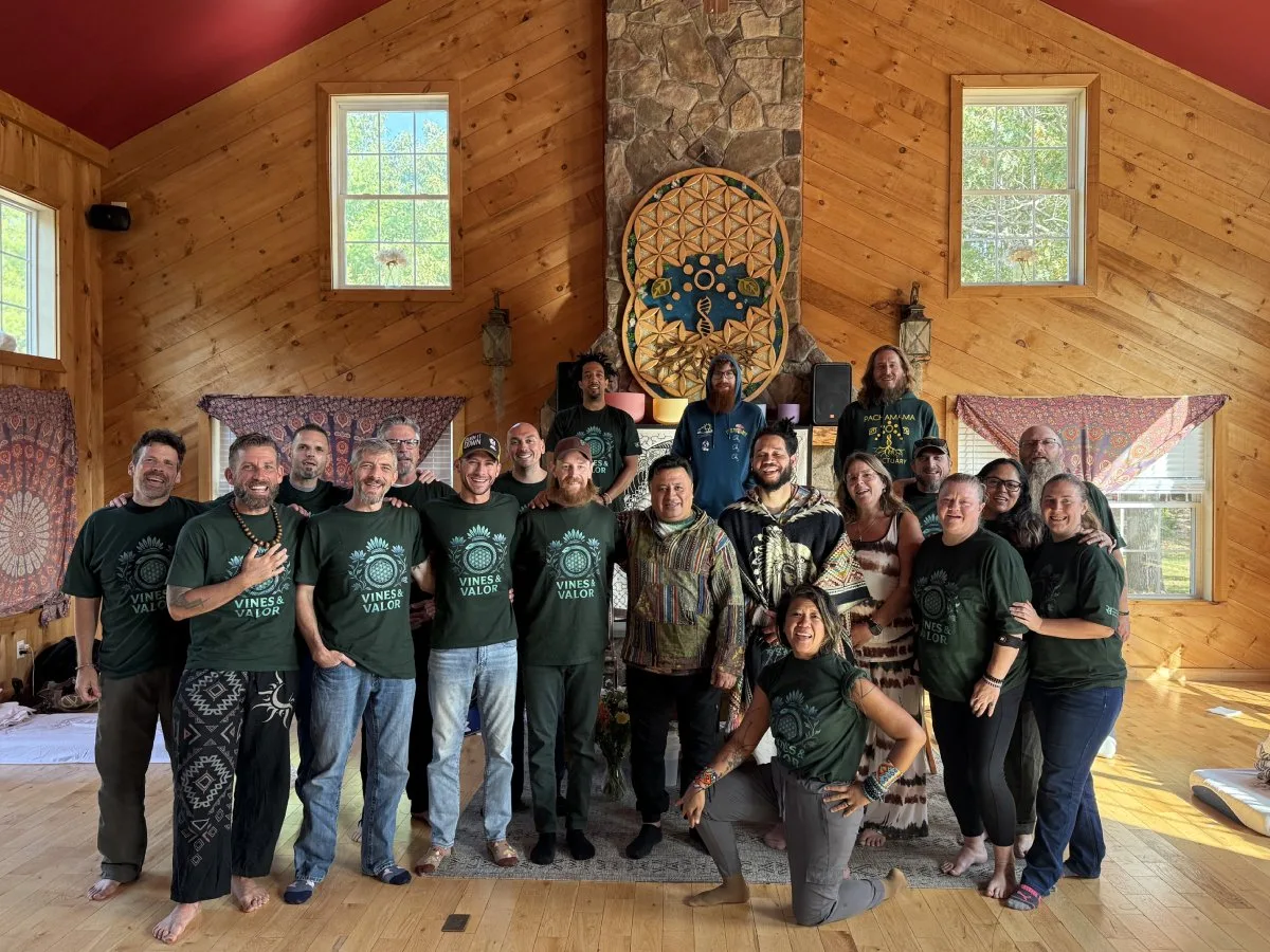 A group photo at Pachamama Sanctuary