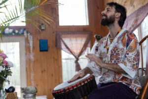 Leandro a teacher at Pachama Sanctuary.