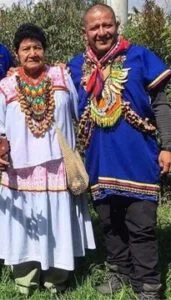 Maima María Manesita Queta & Taita Luis Alberto Queta teachers at Pachama Sanctuary.