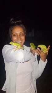 Natasha Devi a teacher at Pachama Sanctuary.